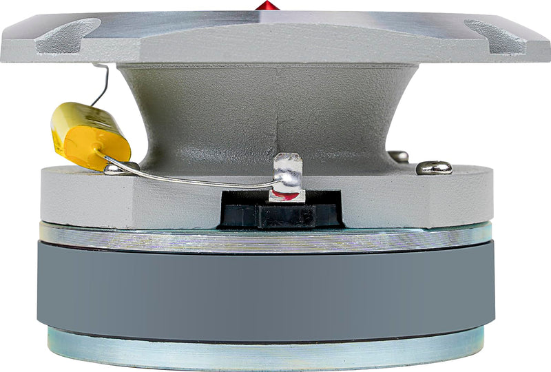 Audiopipe 4" Eye Candy Aluminum Tweeter Diamond Chrome Finish Red ATR-4053-RED