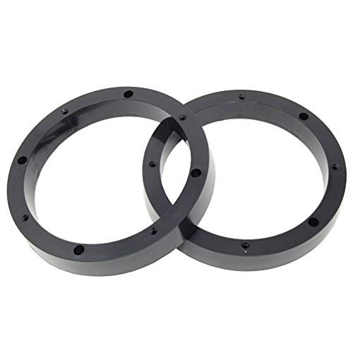 Audiopipe 8.5 Inch Black Plastic Speaker Spacer Ring Pair APMB-RING-8