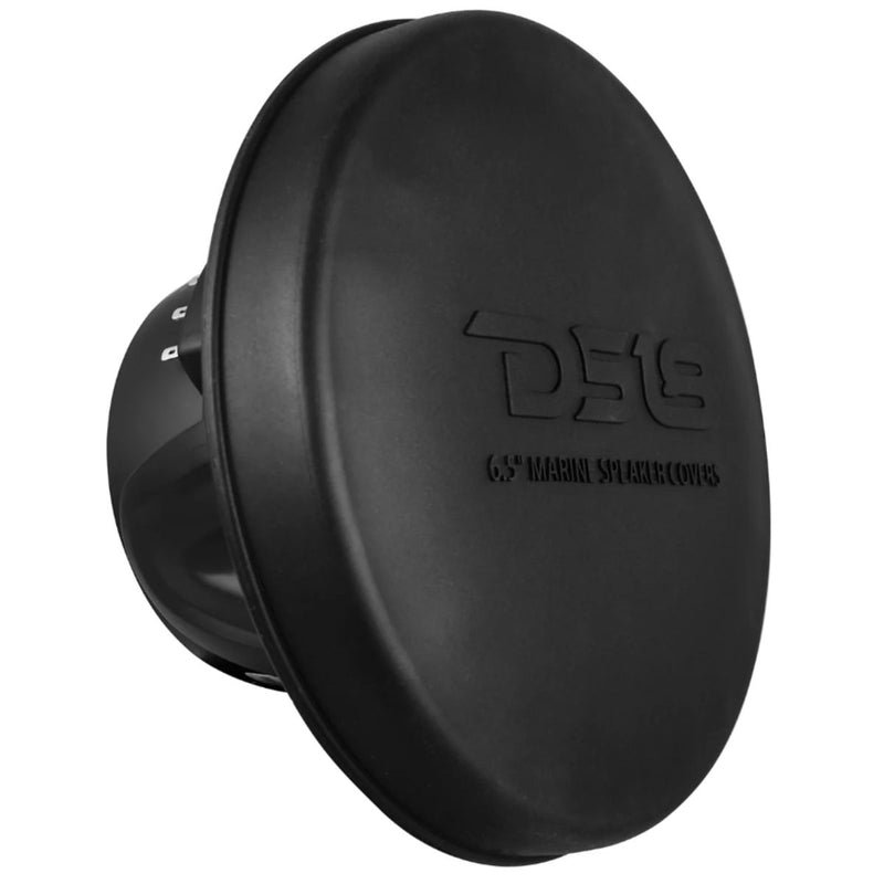Pair of DS18 HYDRO Black 6.5" 600W 4 Ohm 2-Way Marine Speakers RGB NXL-6M