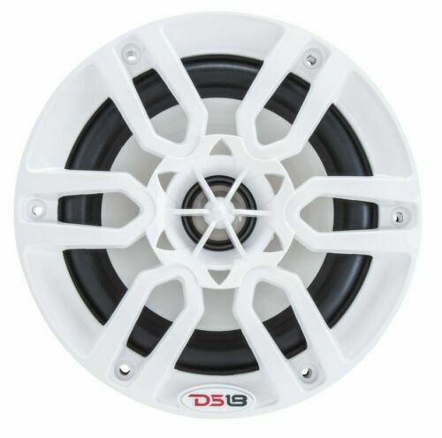 DS18 WHITE 6.5" MARINE POD SPEAKERS + NXL200.2D 600W WATERPROOF AMP