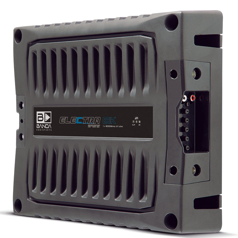 Banda ELECTRA Line Aluminum Brazilian 8000 Watt 1-Ohm Monoblock Bass Amplifier
