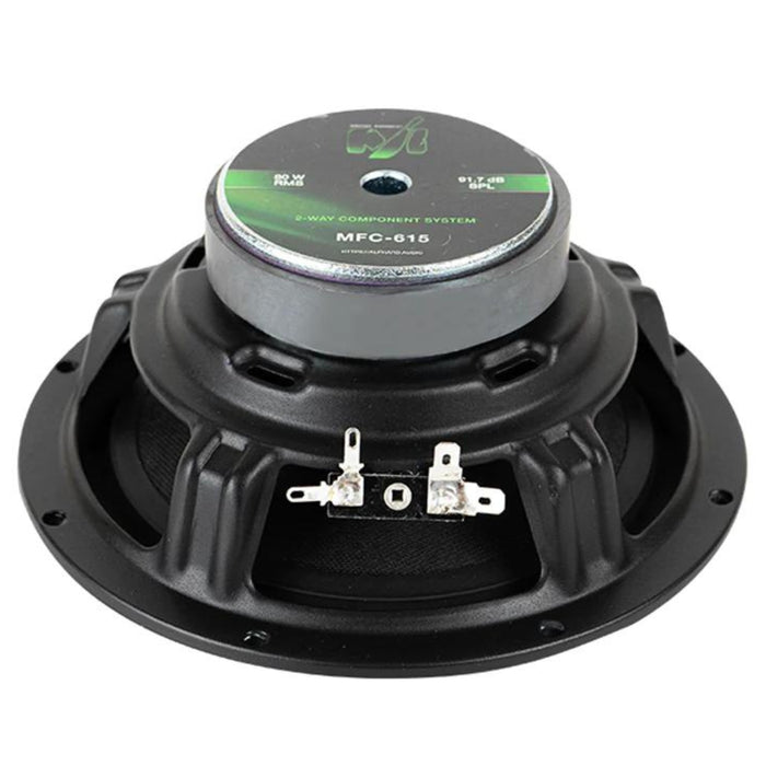 Deaf Bonce 6.5" 80W RMS 4-Ohm Speaker Component Set W/ Tweeters / MFC-615