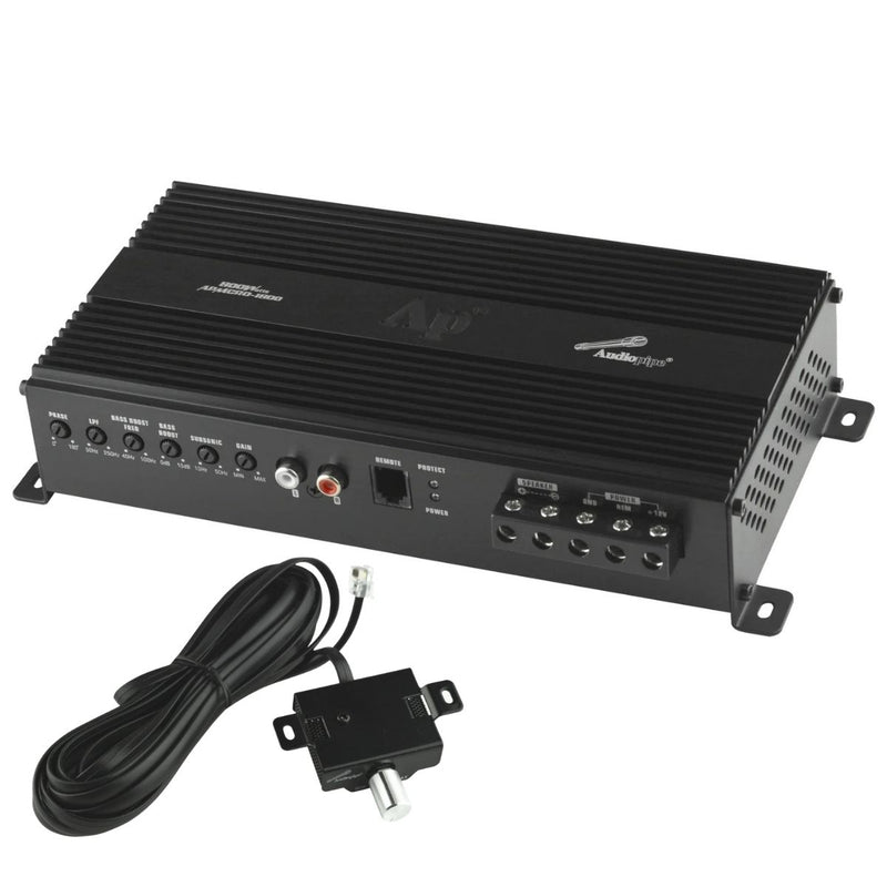 Audiopipe Bass Package Dual 12" 800W RMS Subwoofer Sealed Enclosure w/ Amp + Amp Kit
