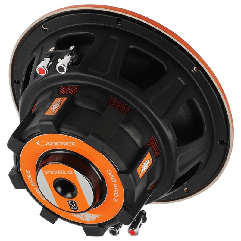 Cadence Pro Car Audio 10" 350 Watt RMS 2-Ohm Dual Voice Coil Subwoofer S1W10D2V2