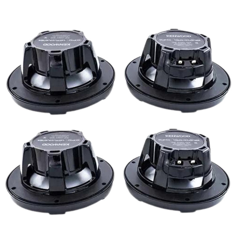 Kenwood Digital Media Receiver /w Bluetooth & (4) 6.5" Marine/Motorsports Speakers