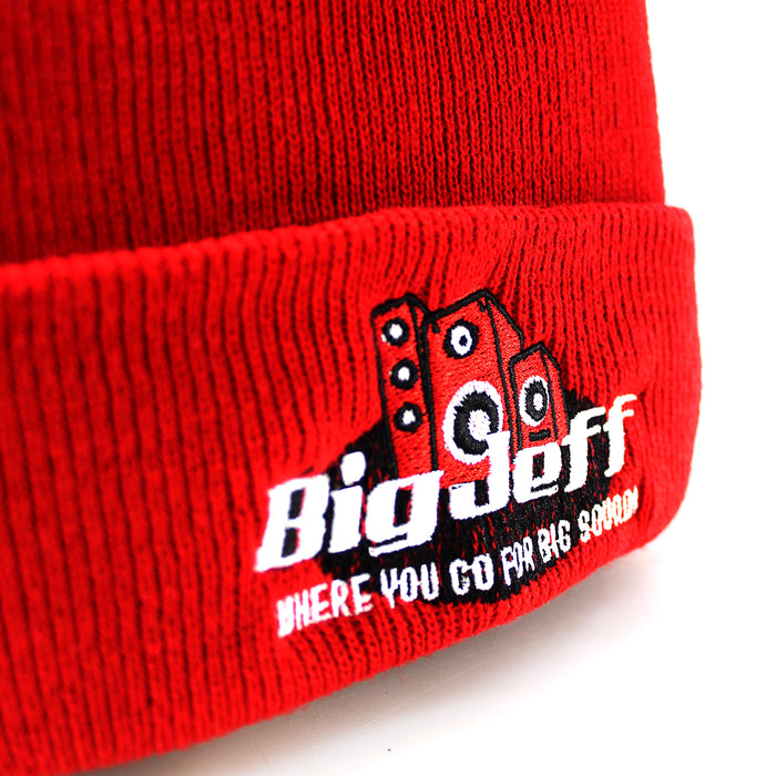 Official Big Jeff Audio 100% Turbo Acrylic Unisex Beanie with Logo.