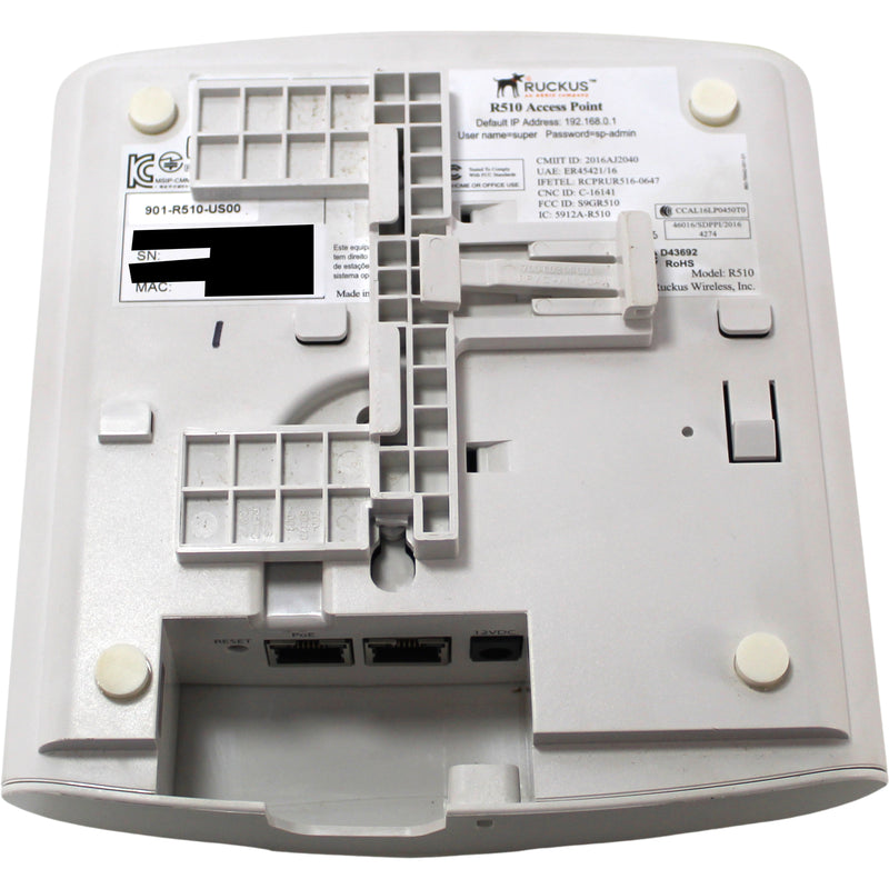 Ruckus Zone Flex R510 Wave 2 Wireless Indoor Access Point 802.1ac Wi-Fi OPEN BOX