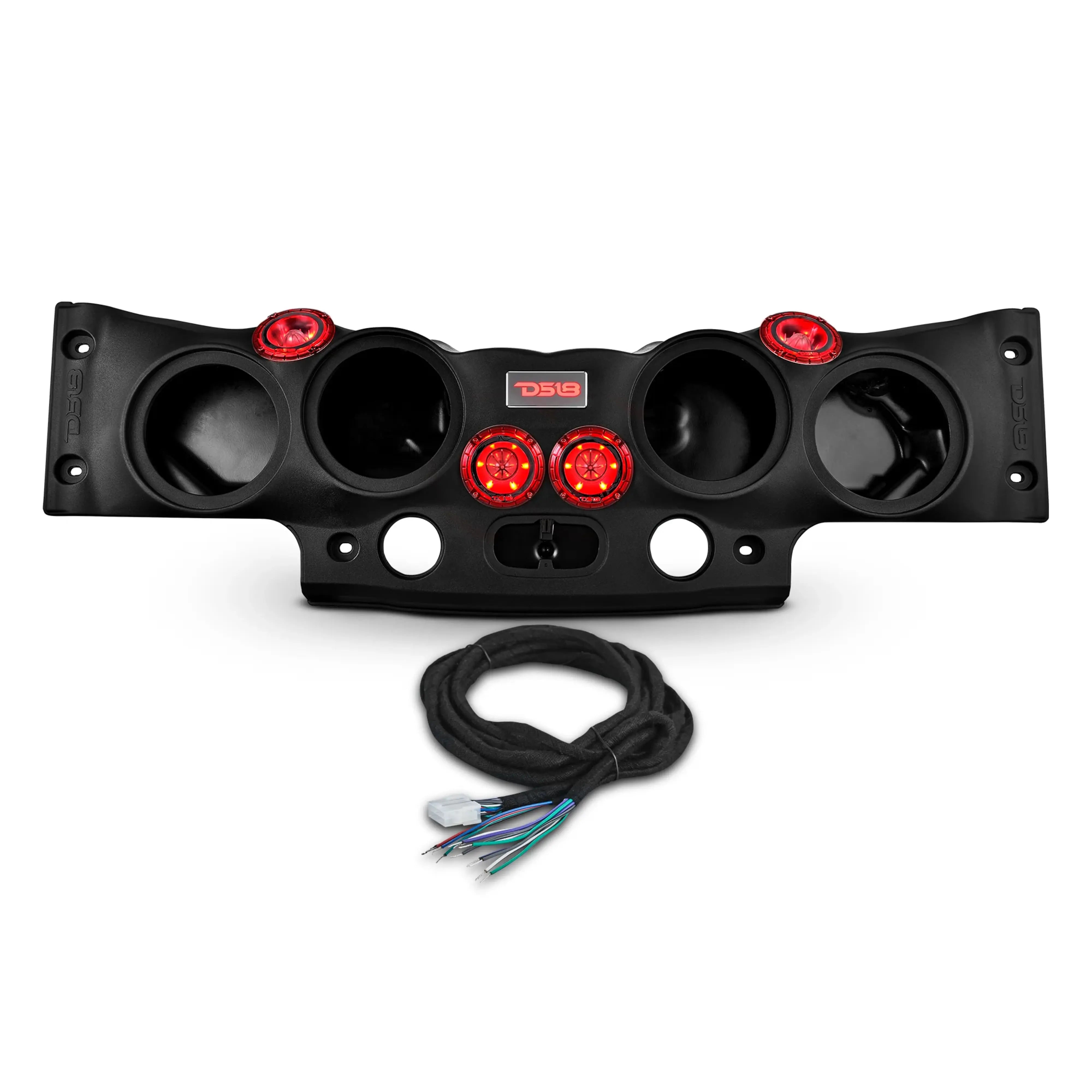 Jeep Wrangler Overhead Sound Bar System w/ 4 Tweeters and 2