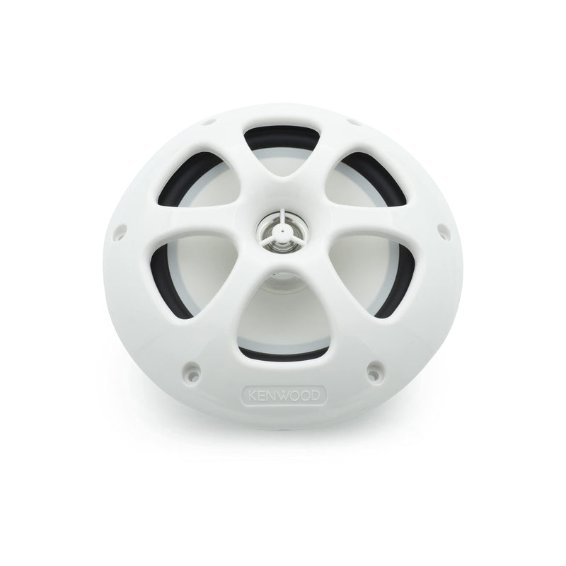 Kenwood Marine Bluetooth Single DIN CD Receiver W/ Pair of 6.5" Coax Speakers