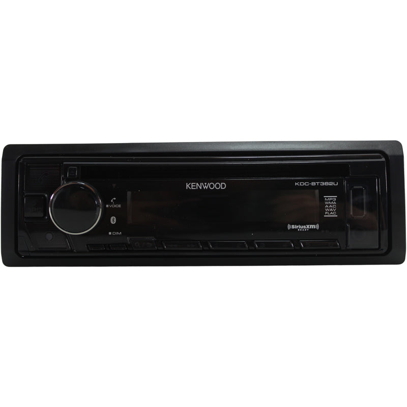 Kenwood Single DIN BT CD AM/FM USB SiriusXM Car Stereo Receiver / KDC-BT382U