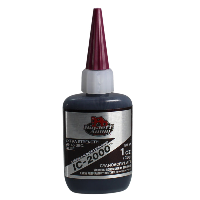 Big Jeff Audio 20-45 Sec 1/2-1 oz Rubber-Toughened Cyanoacrylate Adhesive Black