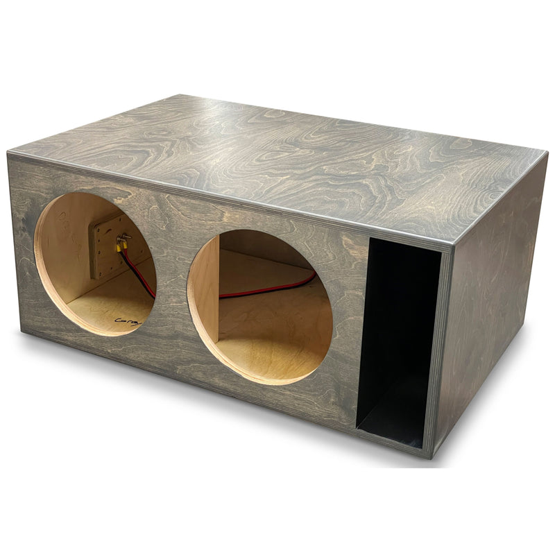 Dual Universal Birch 12" Ported Subwoofer Box 3/4" Tuned To 32Hz