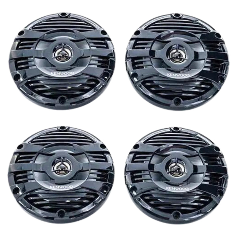 Kenwood Digital Media Receiver /w Bluetooth & (4) 6.5" Marine/Motorsports Speakers