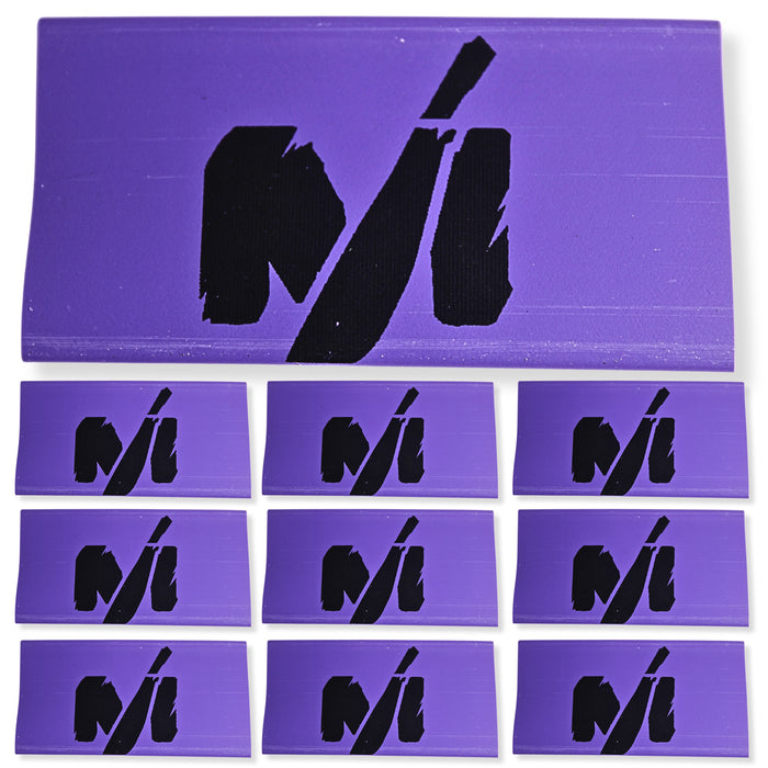 0 Gauge 3:1 Heat Shrink with Deaf Bonce / Avatar Logo 10 Pack Purple