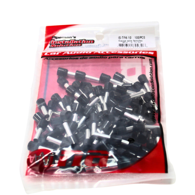 Installation Solution 7" Red Ferrule Crimper with 100pk 10 GA Ferrules