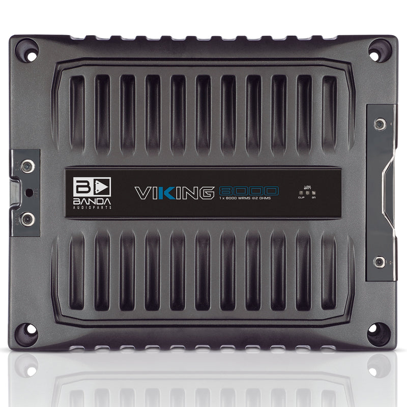 Banda VIKING Line Aluminum Brazilian 8K Watt 2-Ohm Monoblock Amplifier