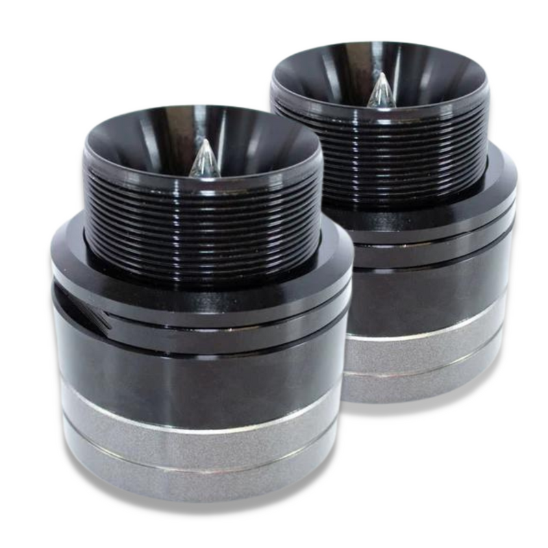 Power Acoustik Pair of 1" Pro Audio Bullet Horn Super Tweeters Black 400W 4 Ohm