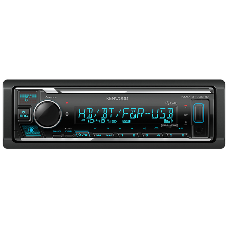 Kenwood Bluetooth Digital Media Receiver Supports Amazon Alexa KMM-BT728HD