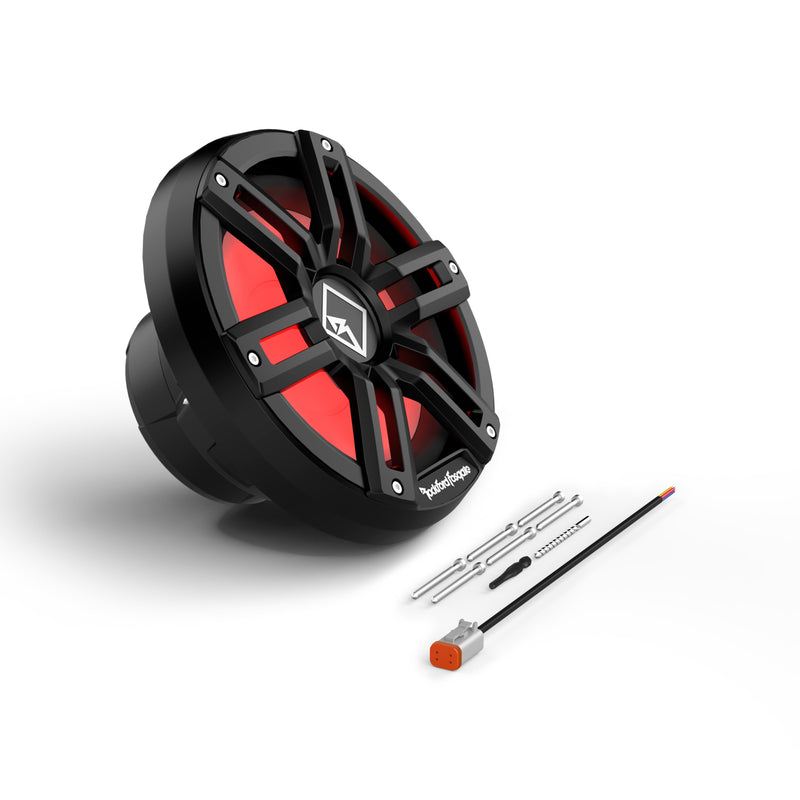 Rockford 12" Color Optix 2 Ohm DVC 1600W Peak Infinite Baffle Marine Subwoofer