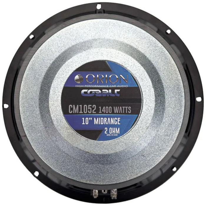 10" 350 Watt RMS 2-Ohm High Efficiency Midrange Bullet Orion Cobalt Car Speaker