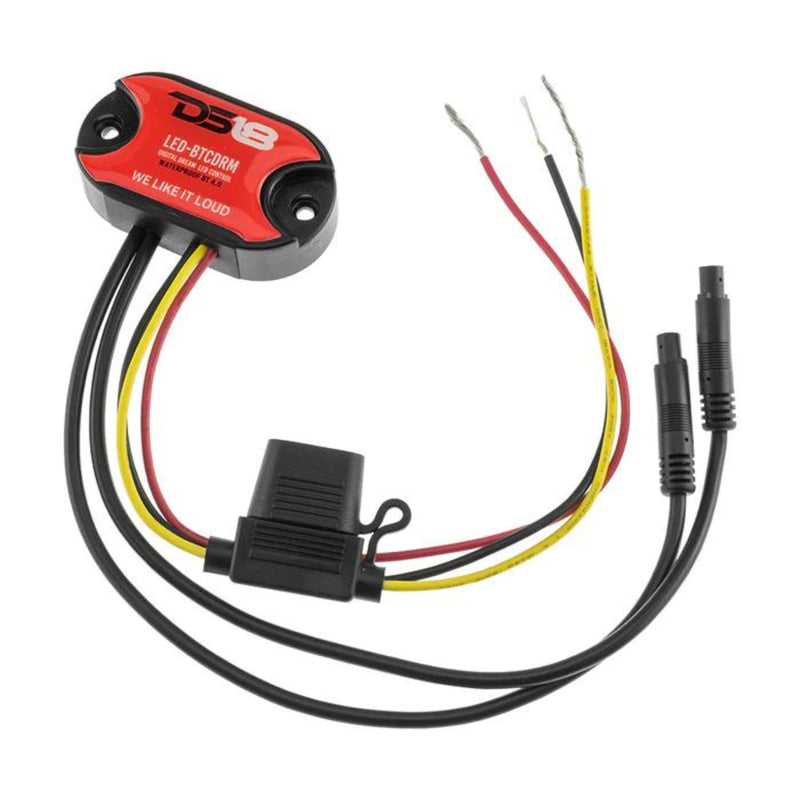 DS18 Dual 10" Subwoofer Loaded Enclosure For Chevrolet Silverado W/ LED Lights