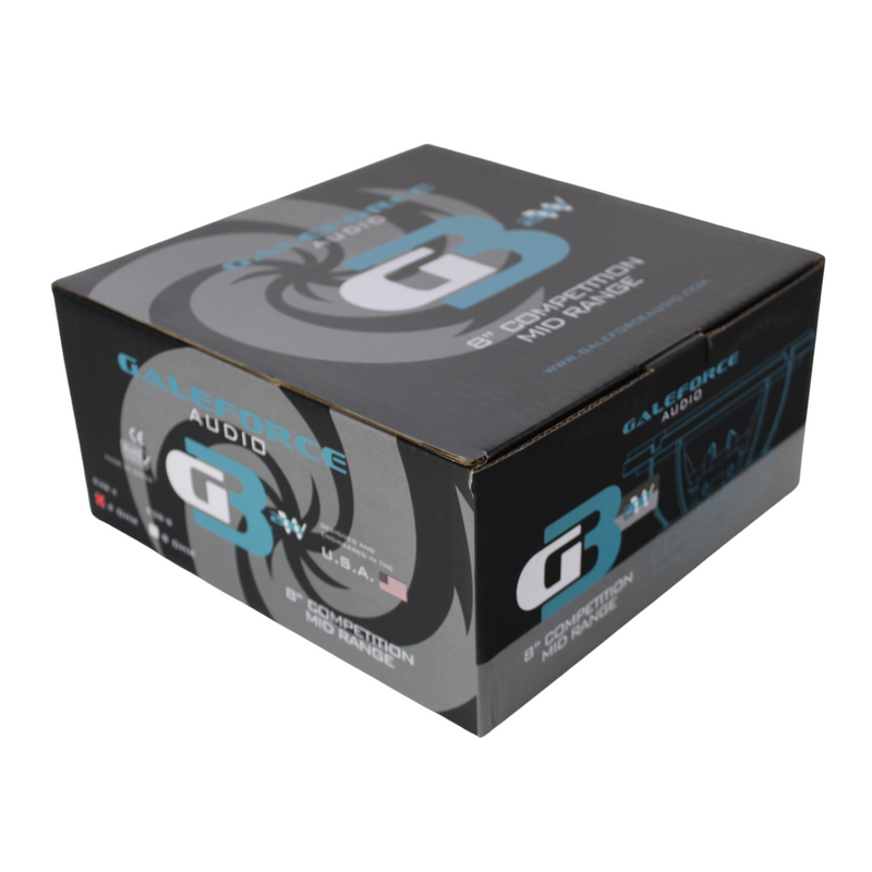 Galeforce 8" 200 W RMS 4-Ohm Neodymium Competition Midrange Speaker G3-84