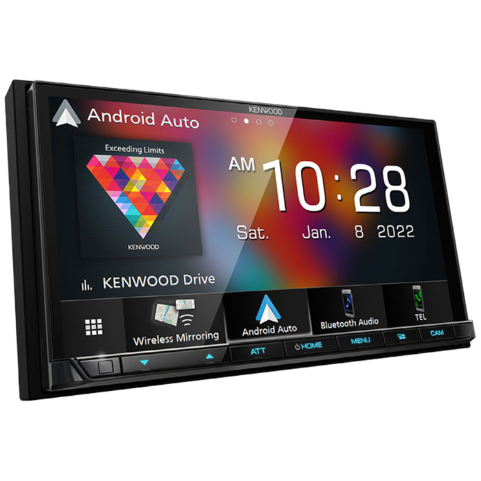 Kenwood Wireless 6.95" MultiMedia Receiver CarPlay & Android Auto DMX9708S