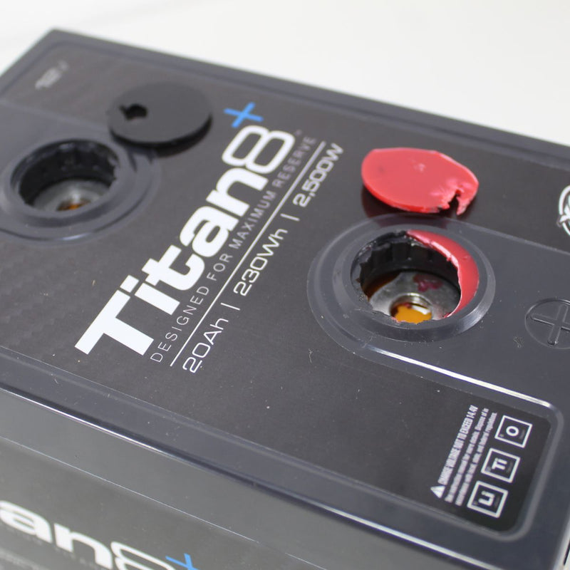 XS Power Titan 8 2500 W 2V 1000 Max Amps Lithium Battery (NO TERMINALS) OPEN BOX