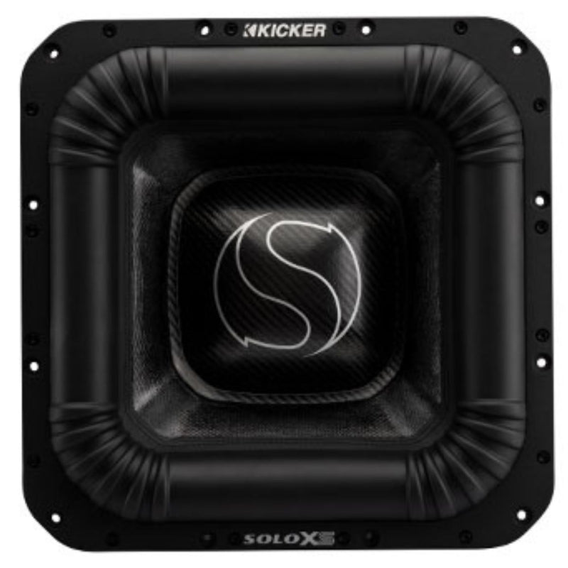 KICKER Solo XS 15" 52L7XS152 2-Ohm DVC 3000W RMS Square Subwoofer