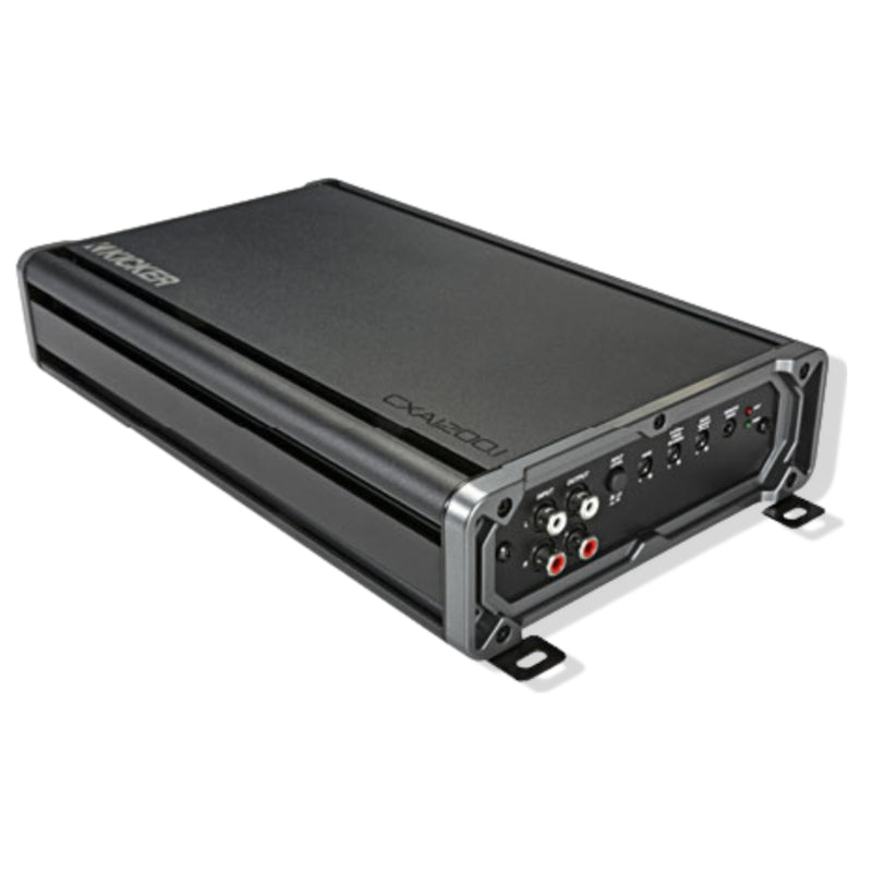 Kicker CX Series Monoblock Bass Amplifier Class D 1200W RMS 1 Ohm + Install Kit