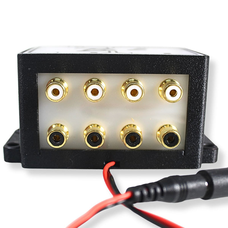 B2 Audio Cockbox 4x8 RCA Splitter Distribution Block w/ RGB LED Lights