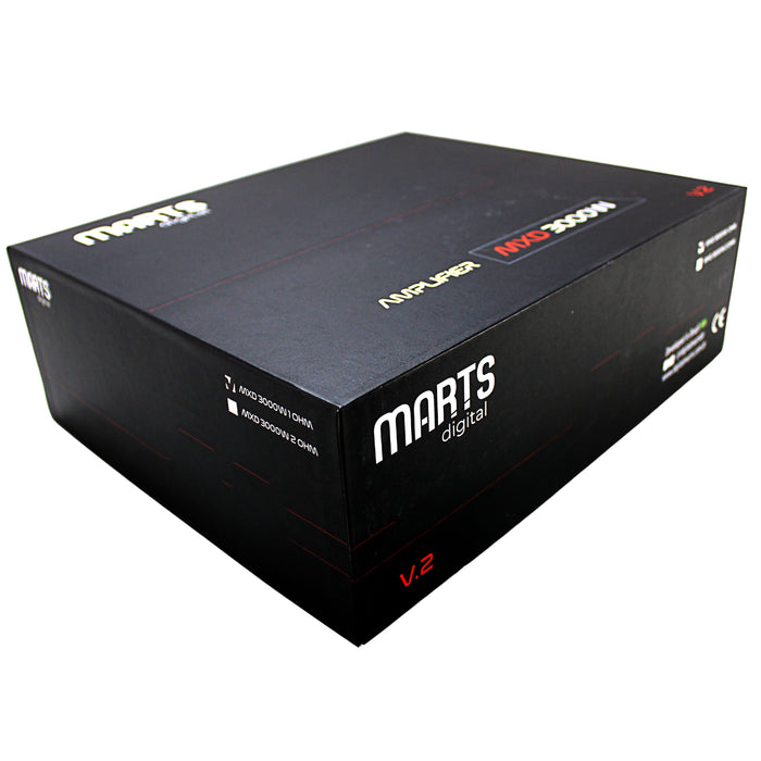 Marts Digital MXD Series Monoblock 3K 2 Ohm Full Range Amplifier MXD-3000-2-V2