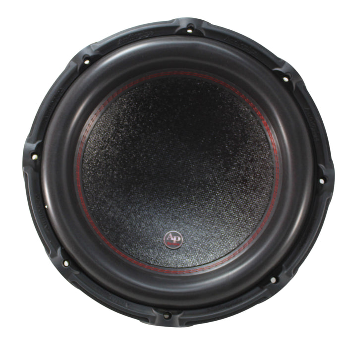 Audiopipe BD Series 15" Subwoofer - 2400W PMPO, 1200W RMS, Dual 4-Ohm Voice Coil