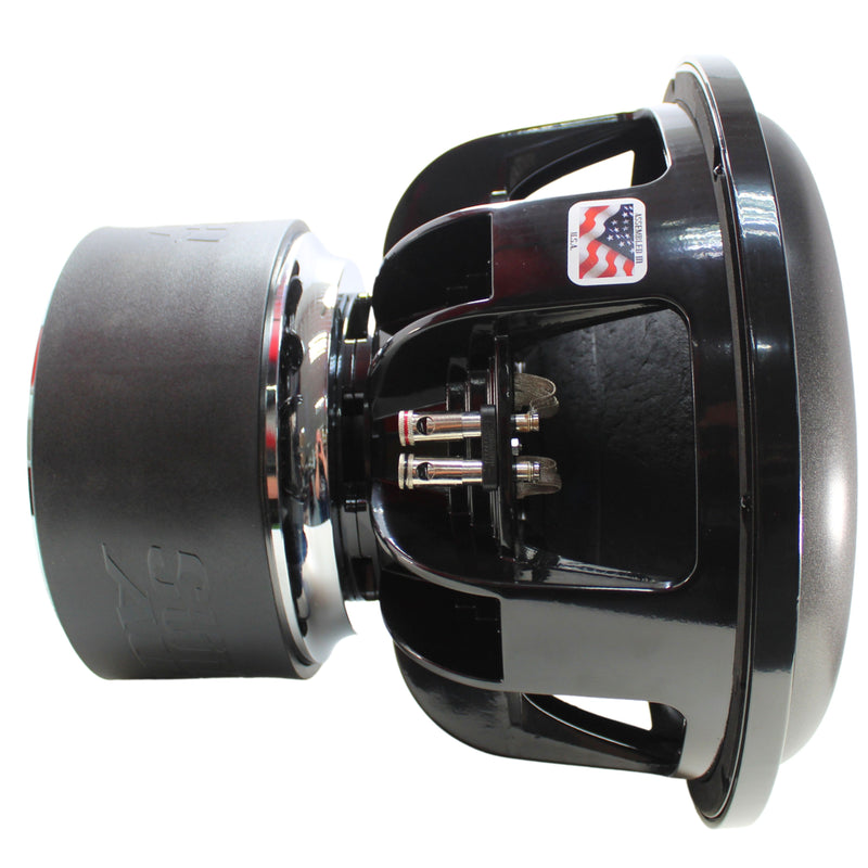 2500W RMS DVC 1 or 2-Ohm 15" X Series V3 Subwoofer w/Single 15" Birch Ported Box