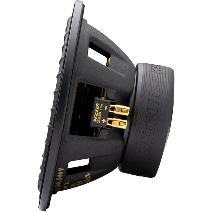 Kicker 50th Anniversary 10" 800W Dual 4 Ohm Competition Gold Subwoofer 50GOLD104