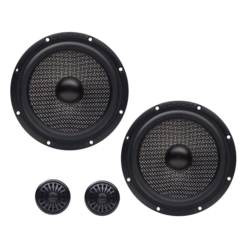 6.5" 65W RMS 4 ohms 2-Way Neodymium Component Speaker Set DD Audio C-C6.5C