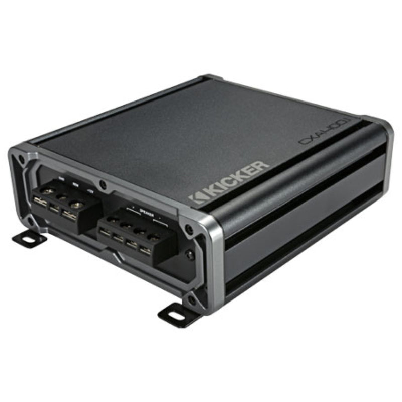 Kicker CX Series Monoblock Class D 400W RMS 1 Ohm Amplifier - 46CXA4001T