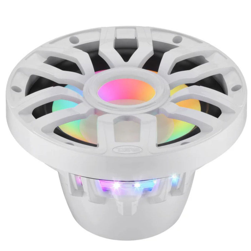 10" 500 Watt RMS 4 Ohm Marine Subwoofer w/ LED DS18 NXL-iQ10SUB White