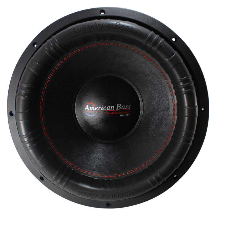 American Bass 15" HD Series Subwoofer 4000W Dual 1 Ohm HD-15D1-V3
