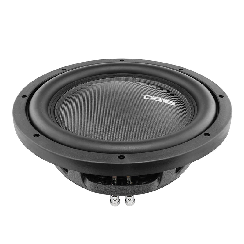 DS18 12" 800 Watt RMS Dual 2 Ohm Shallow Mount Fiber Glass Subwoofer IXS12.4S