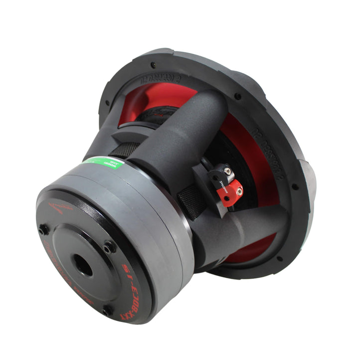 Audiopipe BD Series 12" Subwoofer - 1800W PMPO, 900W RMS, Dual 4-Ohm Voice Coils