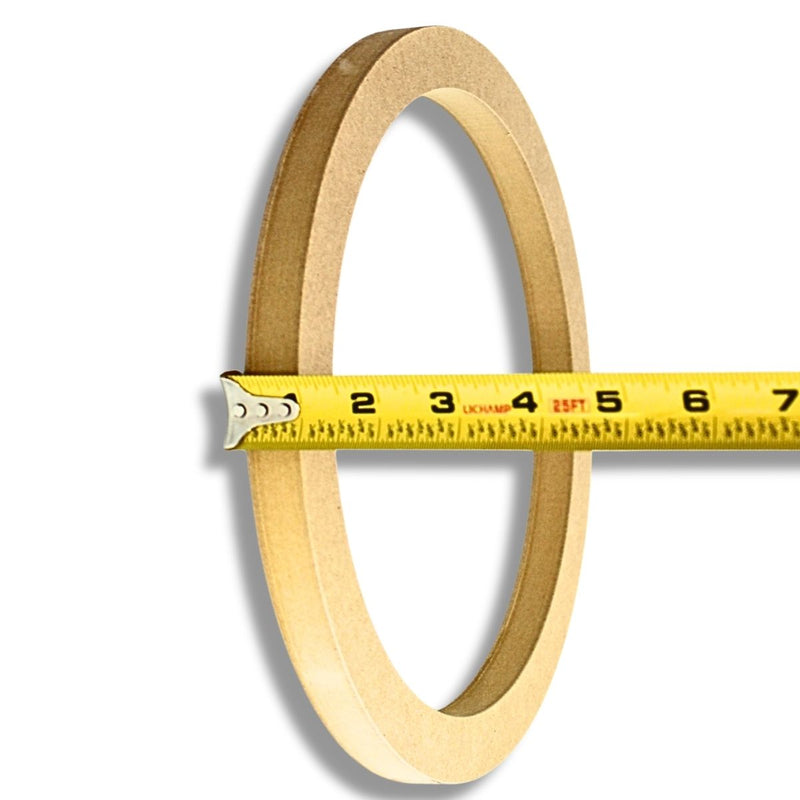 Install Bay 10" High Quality Wood MDF Speaker Spacer Ring Single 3/4" Depth SR10