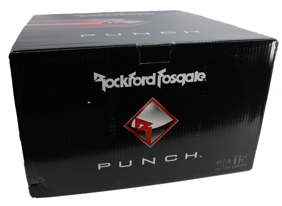 Rockford Fosgate 15" Punch P3 1200W Dual 4 Ohm Subwoofer P3D4-15