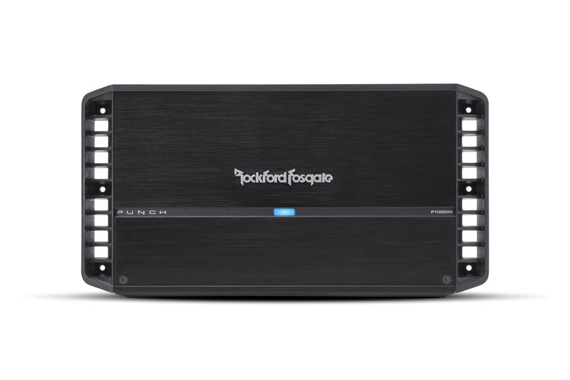 Rockford Fosgate Punch 1000W Class-BD 5-Channel Amplifier P1000X5 + Install Kit