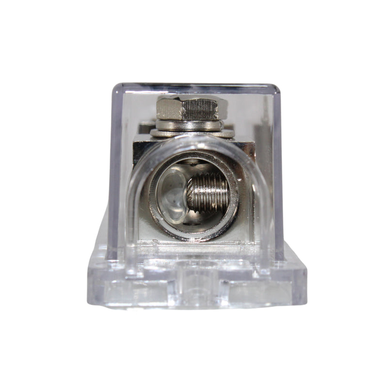 Full Tilt ANL Set Screw Silver Finish Fuse Holder – 1/0 to 4 AWG
