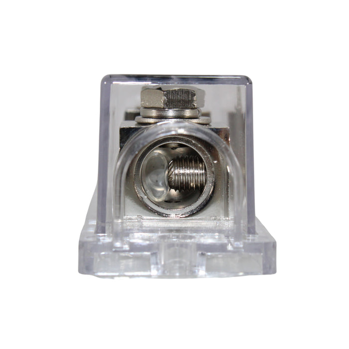 Full Tilt ANL Set Screw Silver Finish Fuse Holder – 1/0 to 4 AWG