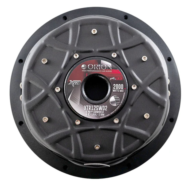 12" DUAL 2 OHM 500W RMS UV Coated Shallow Subwoofer XTR Series