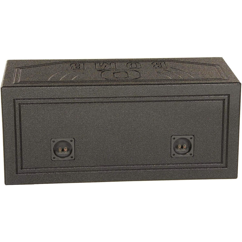 Dual Vented 12" Rhino Coated Sub Woofer Enclosure Speaker Box Ported Chamber - Big Jeff Online Inc