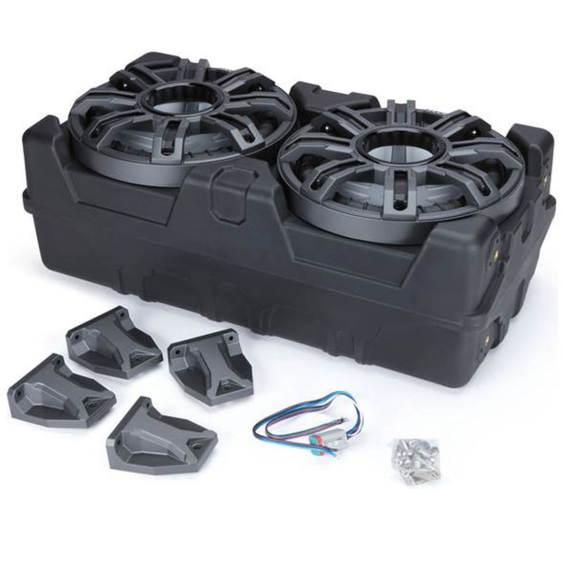 10" 4-Ohm 400 Watts RMS Loaded Marine Subwoofer Enclosure with Passive Radiator