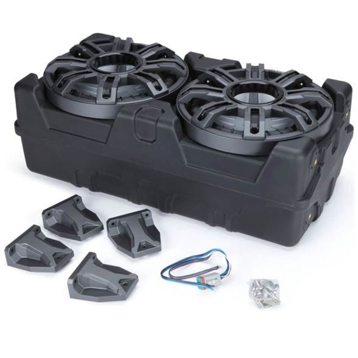 10" 4-Ohm 400 Watts RMS Loaded Marine Subwoofer Enclosure with Passive Radiator